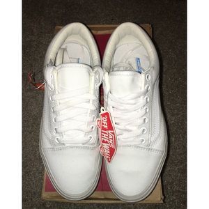 Brand new ALL WHITE VANS! With tags and box!